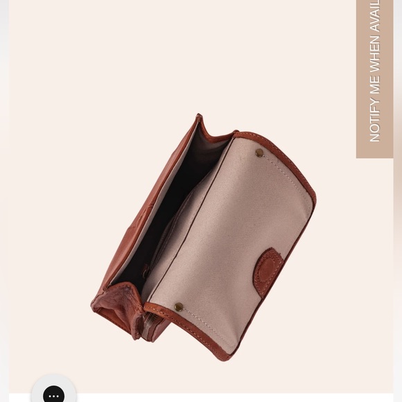 American Leather Crossbody bag “Kansas Brandy Tooled edition” - Picture 4 of 10